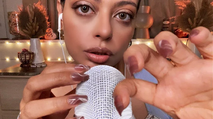 ASMR Mic Scratching to DISTRACT YOUR HYPERACTIVE MIND (PERSONAL ATTENTION & VISUALS)