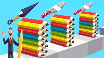 Noob vs Pro vs Hacker god in Slice It All Gameplay top games