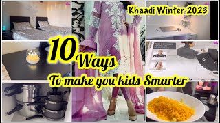 10 Tips To Make Your Kids Smarter|| Parenting Tips|| Khaadi Winter Dress Designing 2023