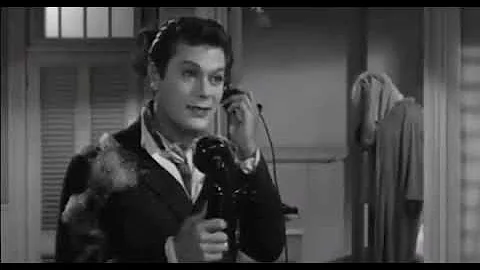 Some Like It Hot 1959 funny scene. Marilyn Monroe, Tony Curtis and Jack Lemmon