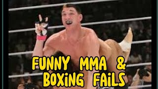 Funny moments in MMA and Boxing / MMA Fails / Boxing Fails