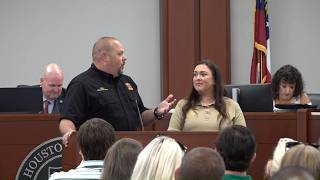 She took the emergency call for a shooting at Warner Robins high. Now, shes being honored