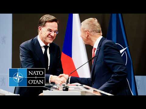 Video NATO Secretary General with the Prime Minister of Czechia ?? Andrej Babiš, 16 APR 2026