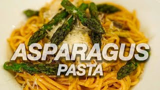 Asparagus Pasta Recipe- (Vegetarian) BenjiManTV