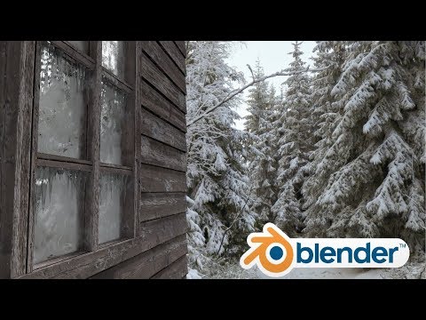 Frosty Window- Blender Timelapse