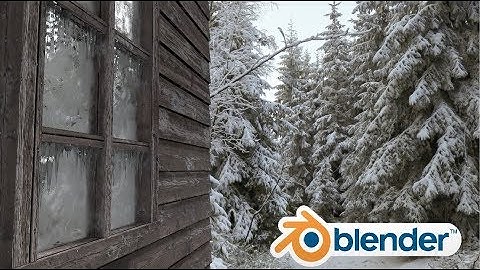 Frosty Window- Blender Timelapse