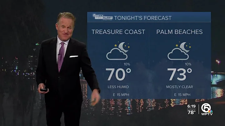 WPTV First Alert Weather Forecast for Evening of Wednesday, Nov. 13, 2024