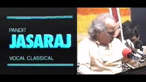 Pandit Jasraj in a concert #PtJasraj #SanjeevAbhyankar #SavaiGandharvaFestival