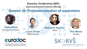 Eurodoc Conference 2021: Session #2: Professionalization of supervision