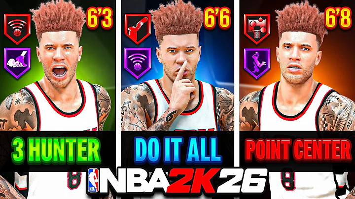 THE TOP 3 POINT GUARD BUILDS IN NBA 2K26!