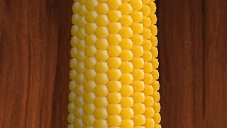 shaving cob of corn 🌽🌽🌽🌽
