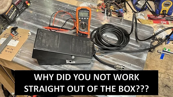Diagnosing why the foot pedal didn't work properly on my Eastwood TIG200 ACDC welder