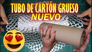 2 Ideas Increibles Originales con ( Tubo de Cartón Grueso y Tubos de Papel Higiénico♻️Reciclaje 💡😍