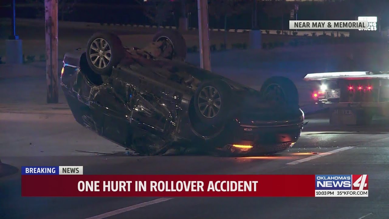 One hurt in rollover accident - YouTube