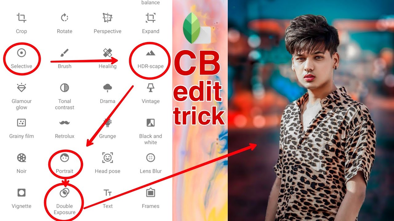 snapseed CB editing stylish photo editing tutorial || snapseed CB editing best trick 2021