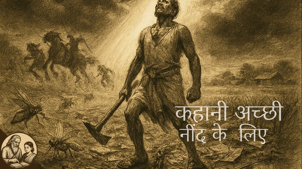 अच्छी नींद के लिए कहानी | डाकुओं, टिड्डियों और कर्ज़ से जूझता किसान आखिर जीत गया