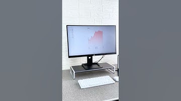 Goodbye Cable Clutter! PULWTOP Monitor Stand Dock to a CLEAN Desk Setup #pulwtop #desksetup #tech