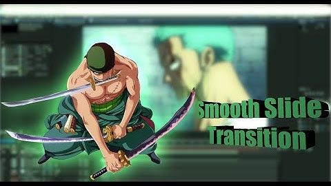 Smooth Slide Transition - After Effects AMV Tutorial