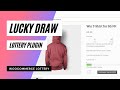 Lucky Draw, Lottery or Competition AddOn for WooCommerce | Run Contest on eCommerce Website