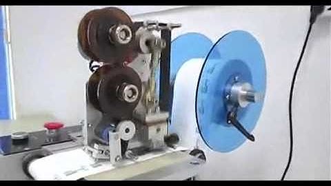 Label Dispenser with Coding Machine