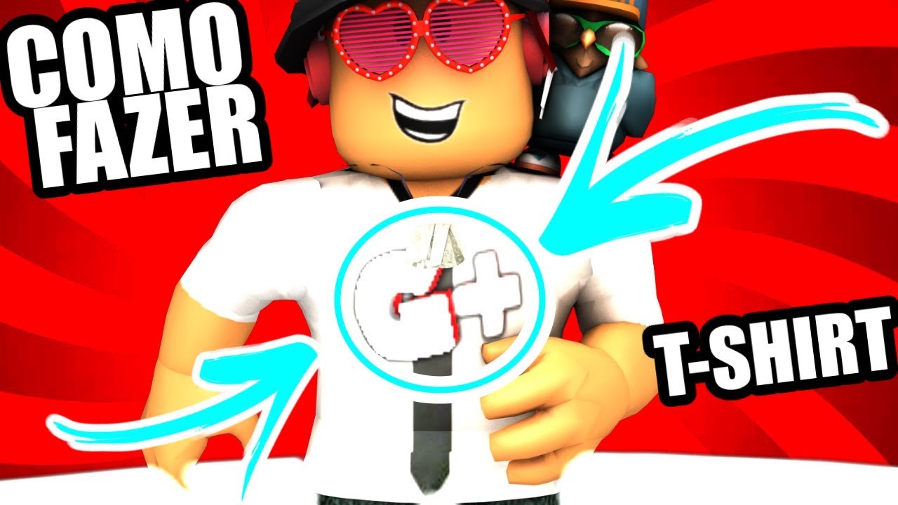 COMO FAZER T-SHIRTS (CAMISETAS) NO ROBLOX DE GRAÇA 