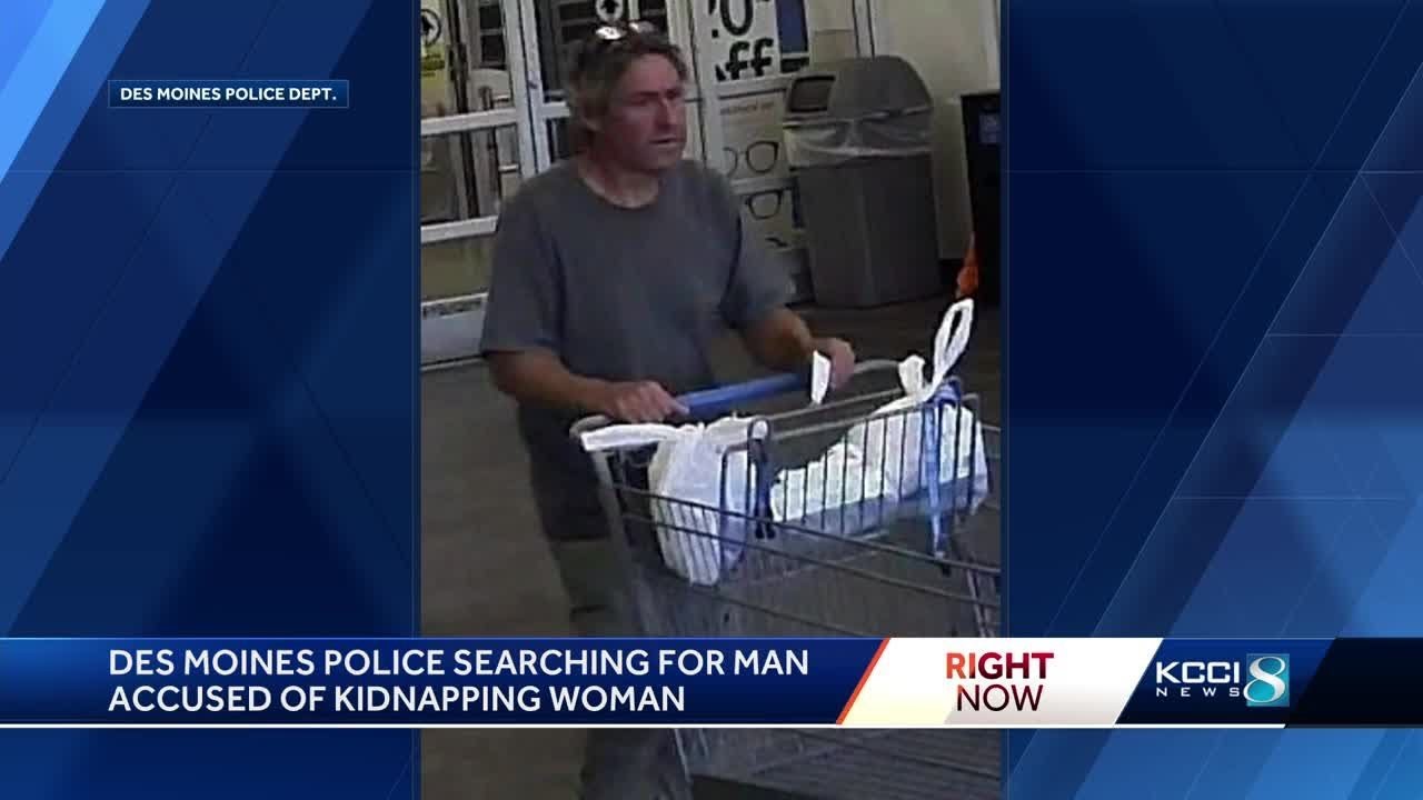 Des Moines police searching for kidnapping suspect - YouTube
