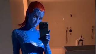 Kim Kardashian Kim Kardashian Halloween Costumemystique X-Men Halloween 2022