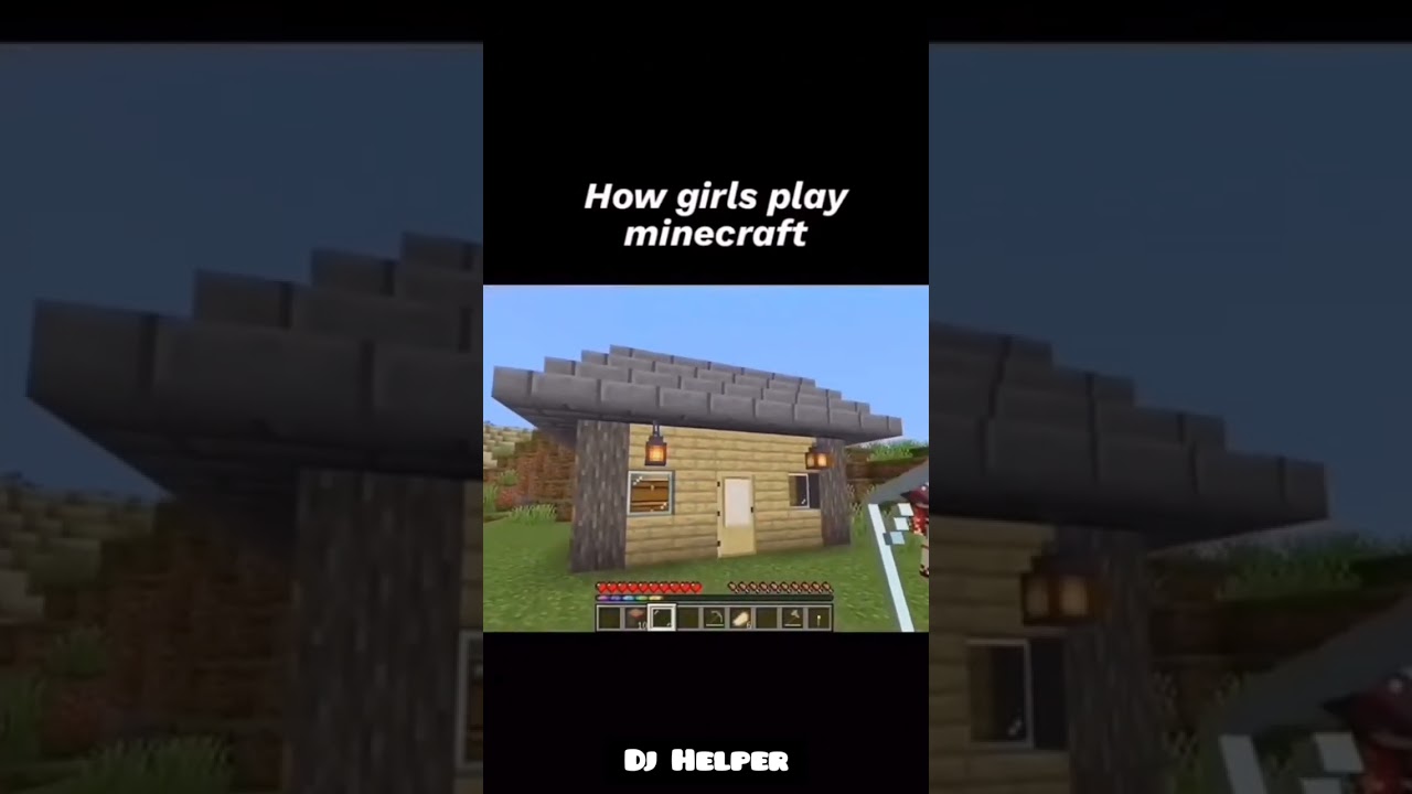Dj Helper || Girls VS Boys || Minecraft 😎😎