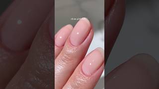 Clean Girl Aesthetic Nails Using Our Peaches & Cream Builder Gel