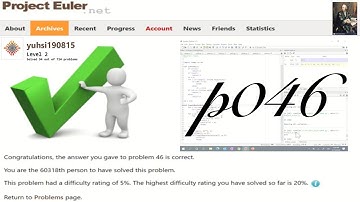 【Project Euler】Problem 46