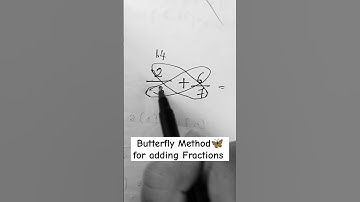 Butterfly Method for Adding Fractions🦋 #Shorts #maths#mathematics #education #learn #mathstricks