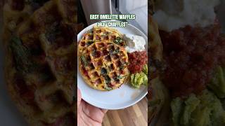 Easy Omelette Waffles | Low Carb Breakfast | Meal Prep Ideas