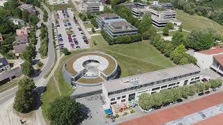 Drohnenflug über den Campus Weihenstephan der TU München