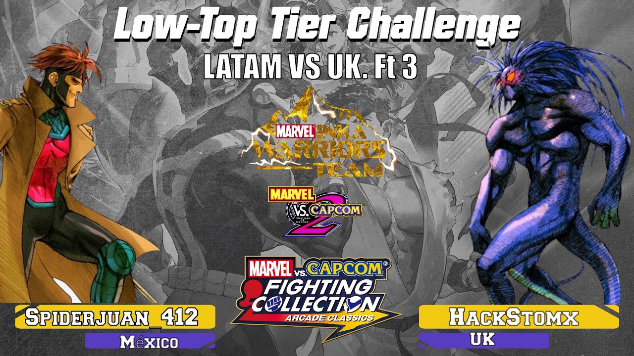 Marvel vs Capcom 2 (PS4) LATAM VS UK: Spiderjuan_412 vs HackStomx  Ft 3:. 20.12.25 RUNBACK 🔥🔥🔥