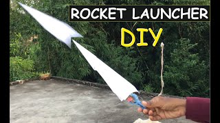 Make Rocket Launcher with Paper and Bamboo stick || DIY screenshot 5