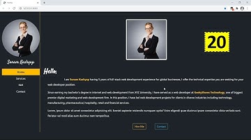Resume Laravel Project using Component Layout and Template Inheritance (Hindi)