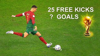 I Found All Cristiano Ronaldo World Cup Free Kicks...