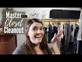 MASTER CLOSET CLEAN OUT // CLEANING MOTIVATION // CLEANING MOM