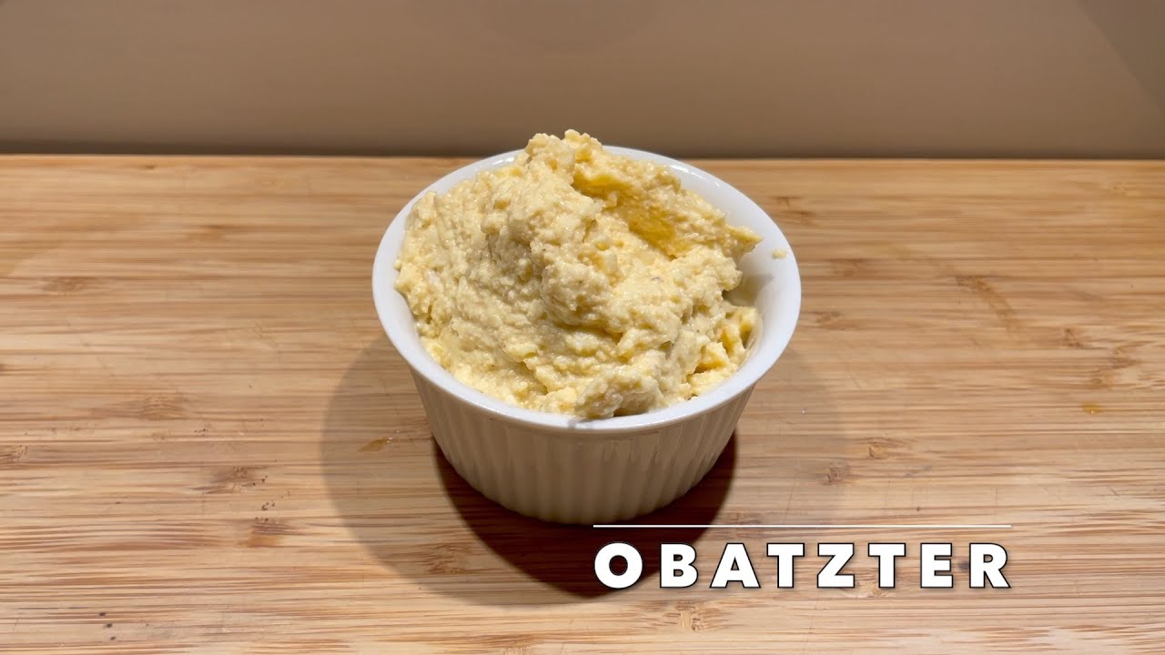 Obazter bayrischer Käseaufstrich einfach schnell und lecker - YouTube