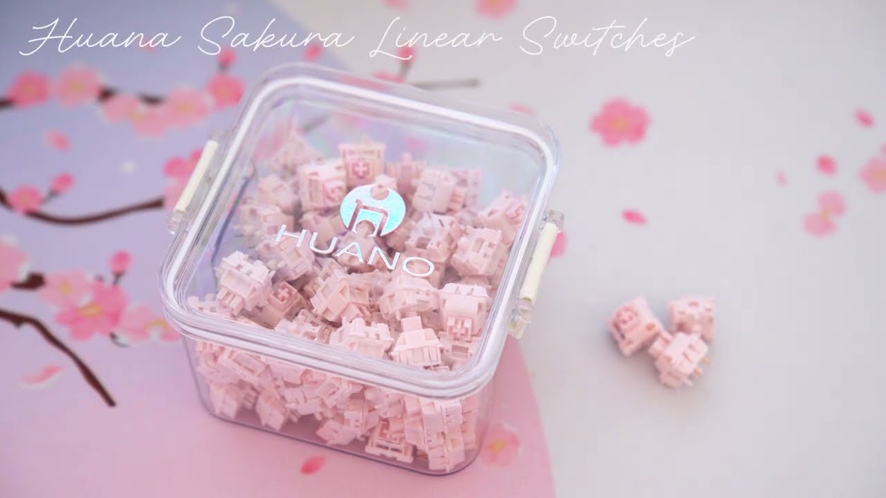 キーボード GMK67 huano sakura linear switch huano-sakura-v2-linear-switch-