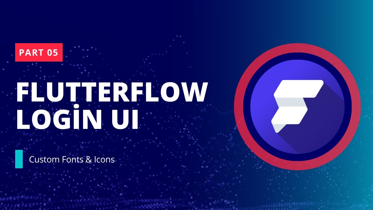Дизайн интерфейса авторизации в FlutterFlow | Как добавить пользовательские шрифты и иконки | Уче...