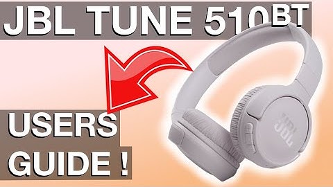 Beginners Guide JBL TUNE 510bt Headphones (How to use)