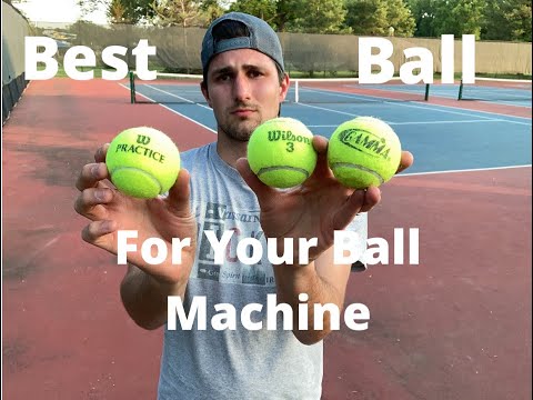 Which ball is best for a ball machine?