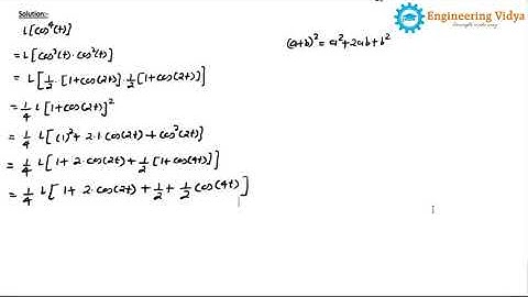 11. L[cos^4 (t)]]