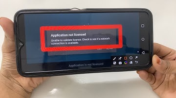 Fix Application not licensed Unable to validate license. Check to see if a network problem solve