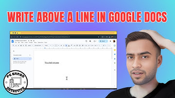 How to Write Above a Line in Google Docs - Step-by-Step Guide [2025]