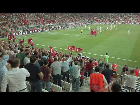 Türkiye 1-0 Andorra | Ozan Tufan'ın golüyle Vodafone Park görünümü | Dji Osmo Pocket Video