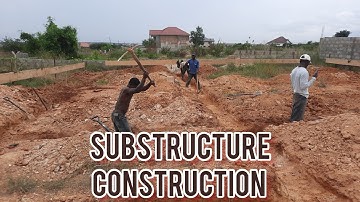 Building the Foundation of a house! Substructure