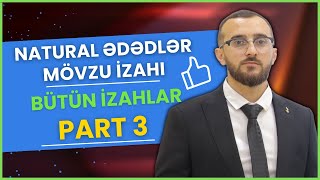 Natural Ədədlər Maraqlı Misallar Qızıl Qaydalar Part 3Ilış 