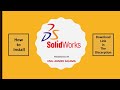 How to install SolidWorks